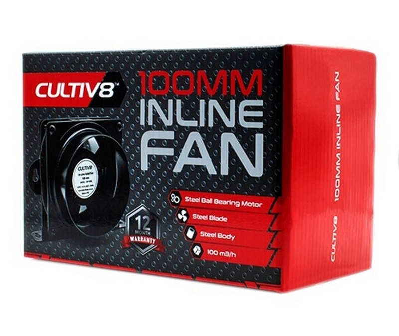 CULTIV8 Inline Fan 4"/100mm
