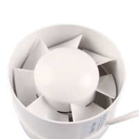 White Plastic Intake Fan - 6" / 150MM