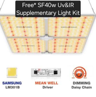 Spider Farmer SF4000 440w LM301B Led *** Free UVR40