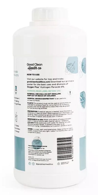 HYDROGEN PEROXIDE 6% 1L Bottle x3 (This product is changing Soon last 3 bottles) - Image 4