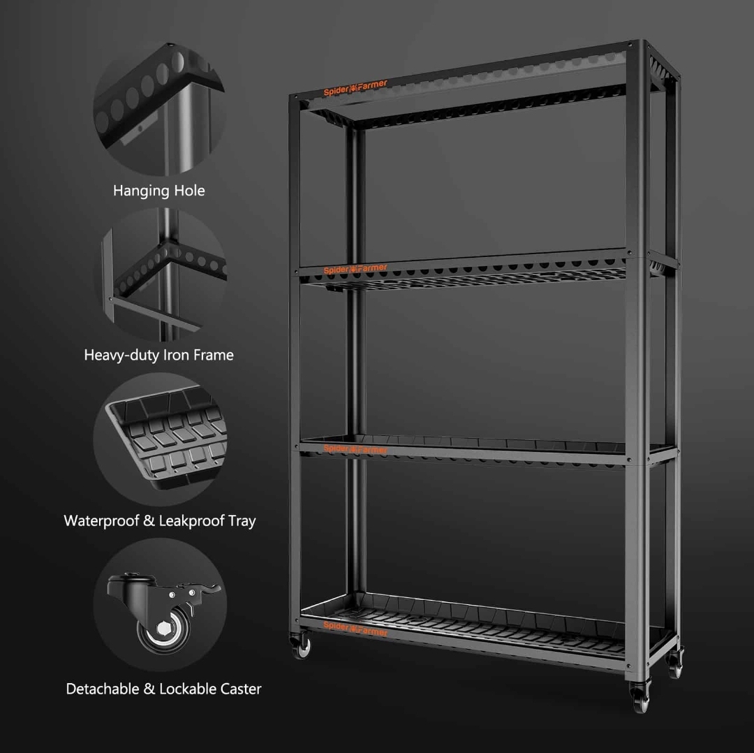 Spider Farmer 3x SF600 Growshelve Kit. - Image 3