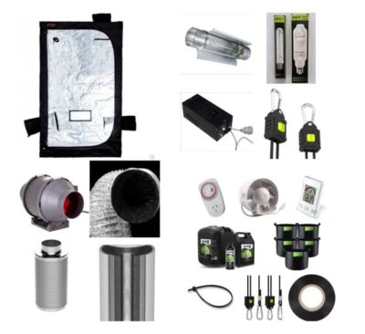 Cool Tube 600w HPS & Trojan Gold Tent Package