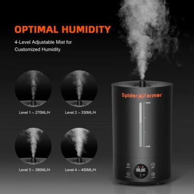 Spider Farmer 6L Cool Mist Humidifier for Plants - Image 2