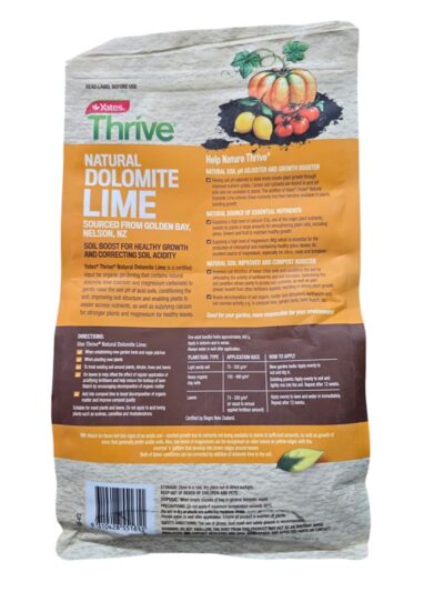 Yates Thrive Natural Dolomite Lime 2.5kg - Image 2