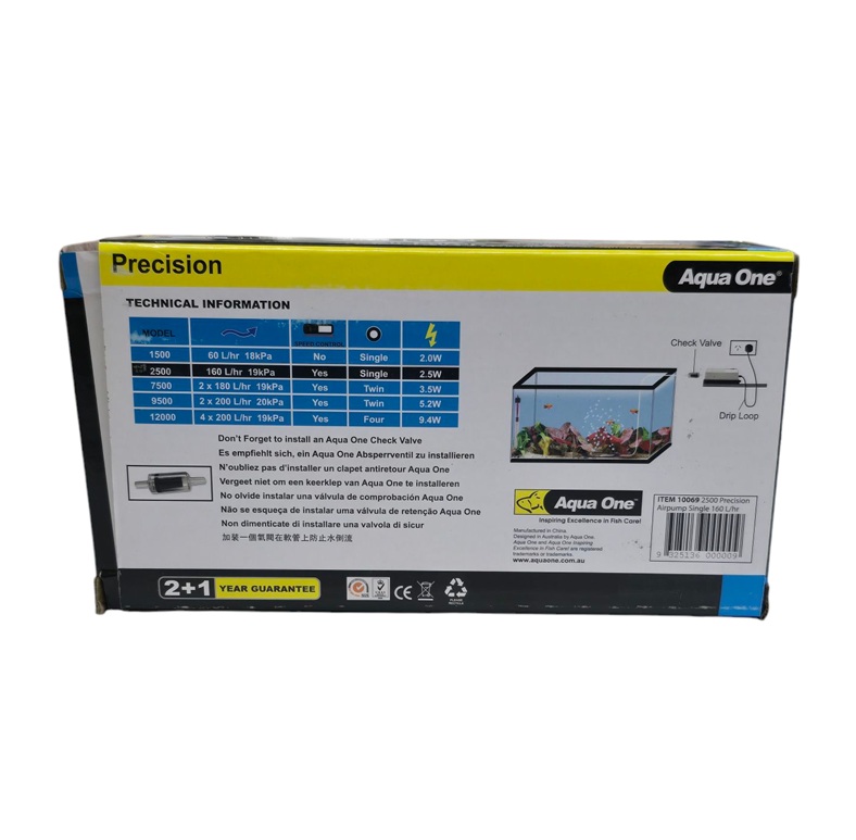Aqua One Air Pump 2500 - Image 3