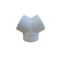 Ducting Y Splitter Plastic 100x100x100mm