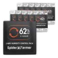 Spider Farmer 26 62% RH 8g-28g/1oz 2-Way Humidity Control 10xPack box